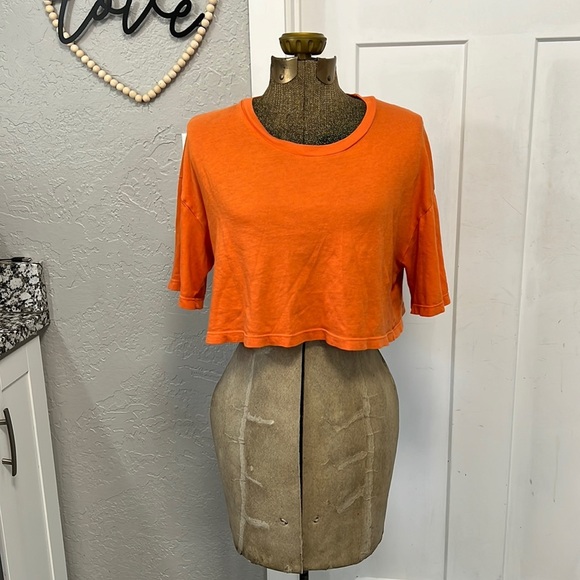 REFORMATION CROP TOP ORGANIC COTTON SMALL - Picture 1 of 16